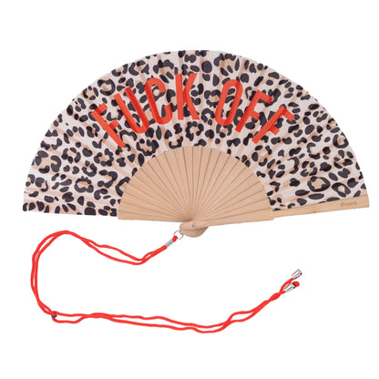 Éventails Fisura - Plusieurs modèles Boutique Fisura Fuck Off léopard 