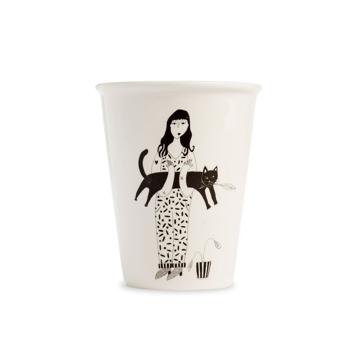 Gobelet en porcelaine – Helen b Boutique Helen B Black Cat 