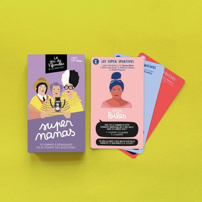 Jeu des 7 familles " Super Nanas " - Minus Boutique Minus Éditions 