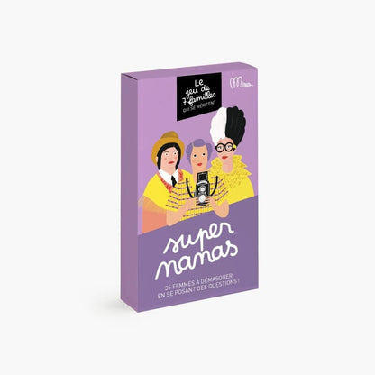 Jeu des 7 familles " Super Nanas " - Minus Boutique Minus Éditions 