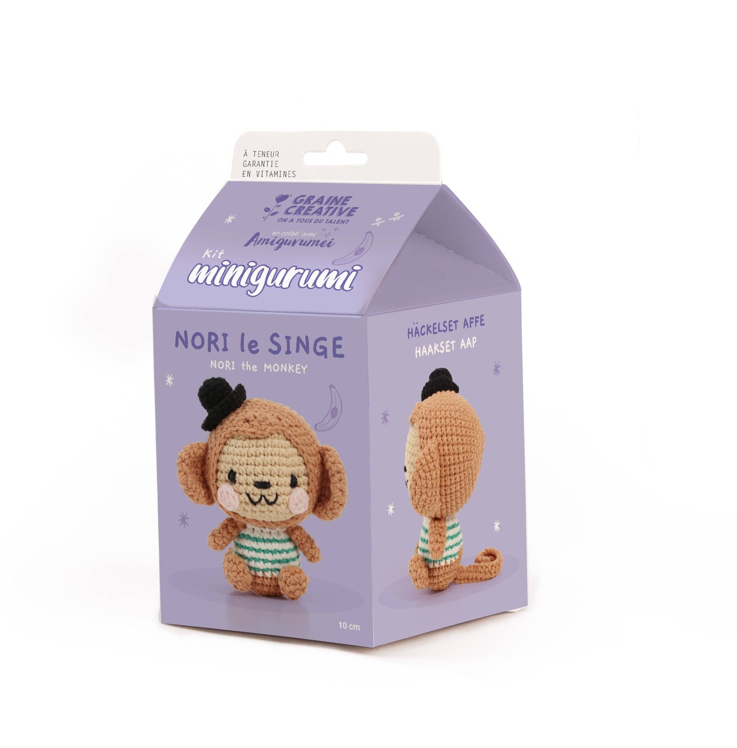 KIT MINIGURUMI SINGE NORI Boutique Graine Créative 
