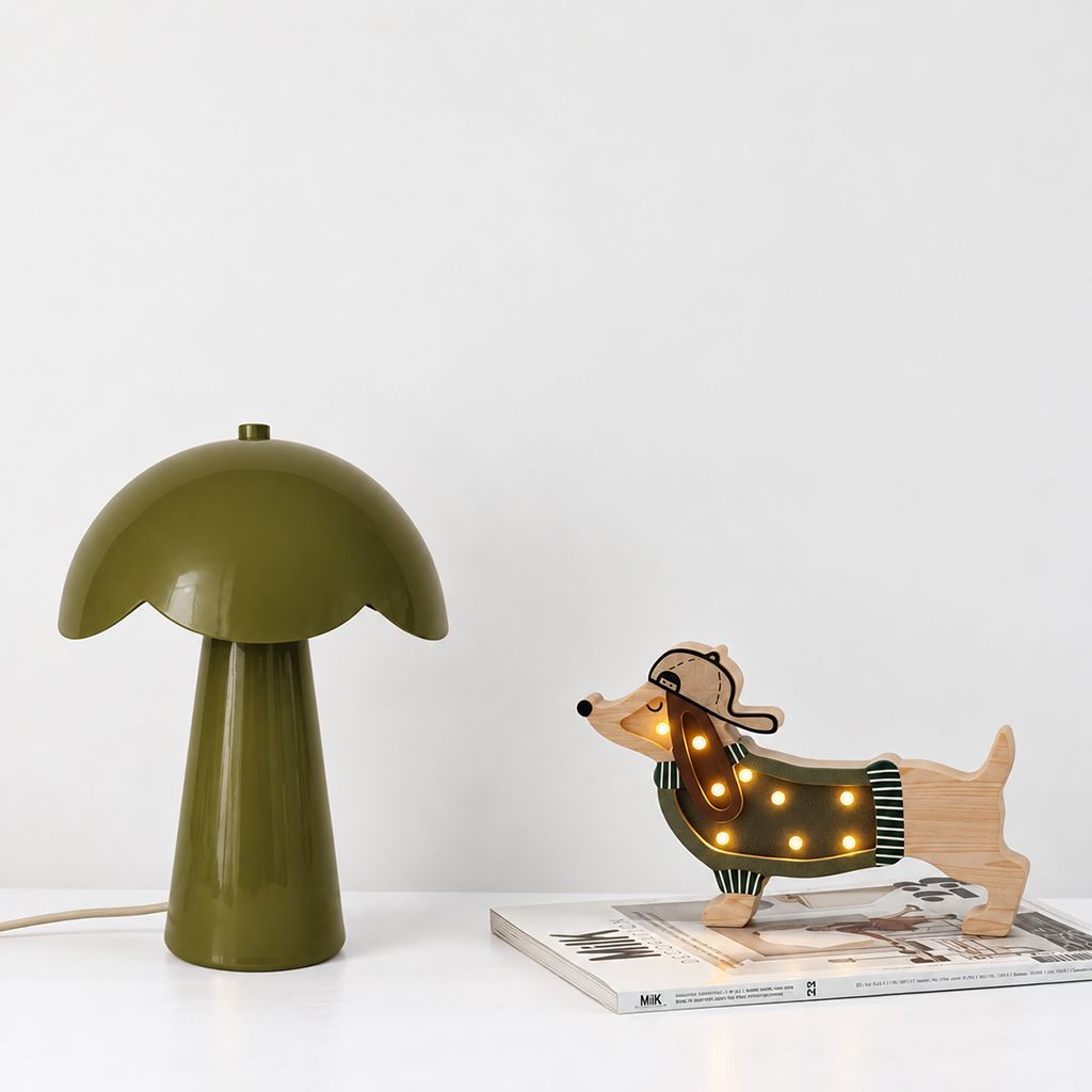Lampe bella gm kaki D20 H25cm Boutique Opjet Paris 