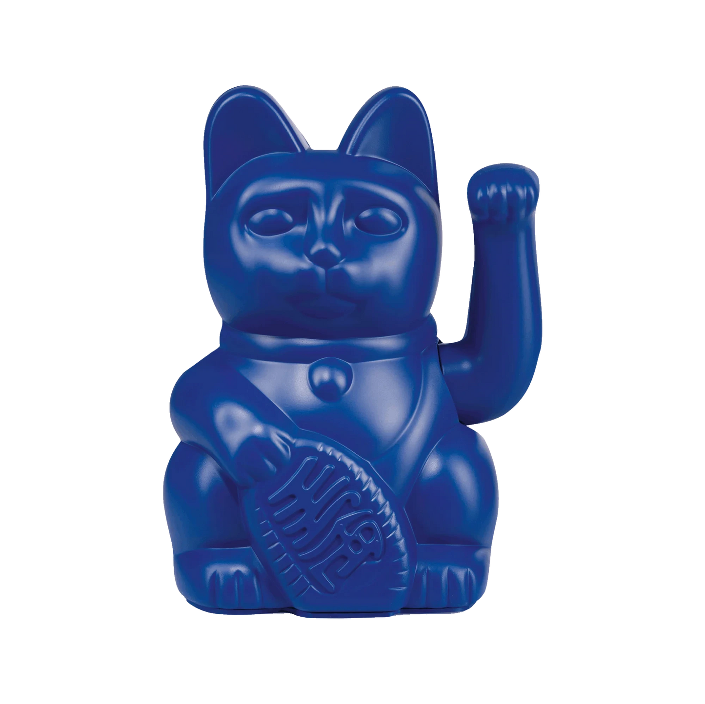 Lucky Cat Maneki Neko Bleu foncé - Honnêteté Boutique Donkey 