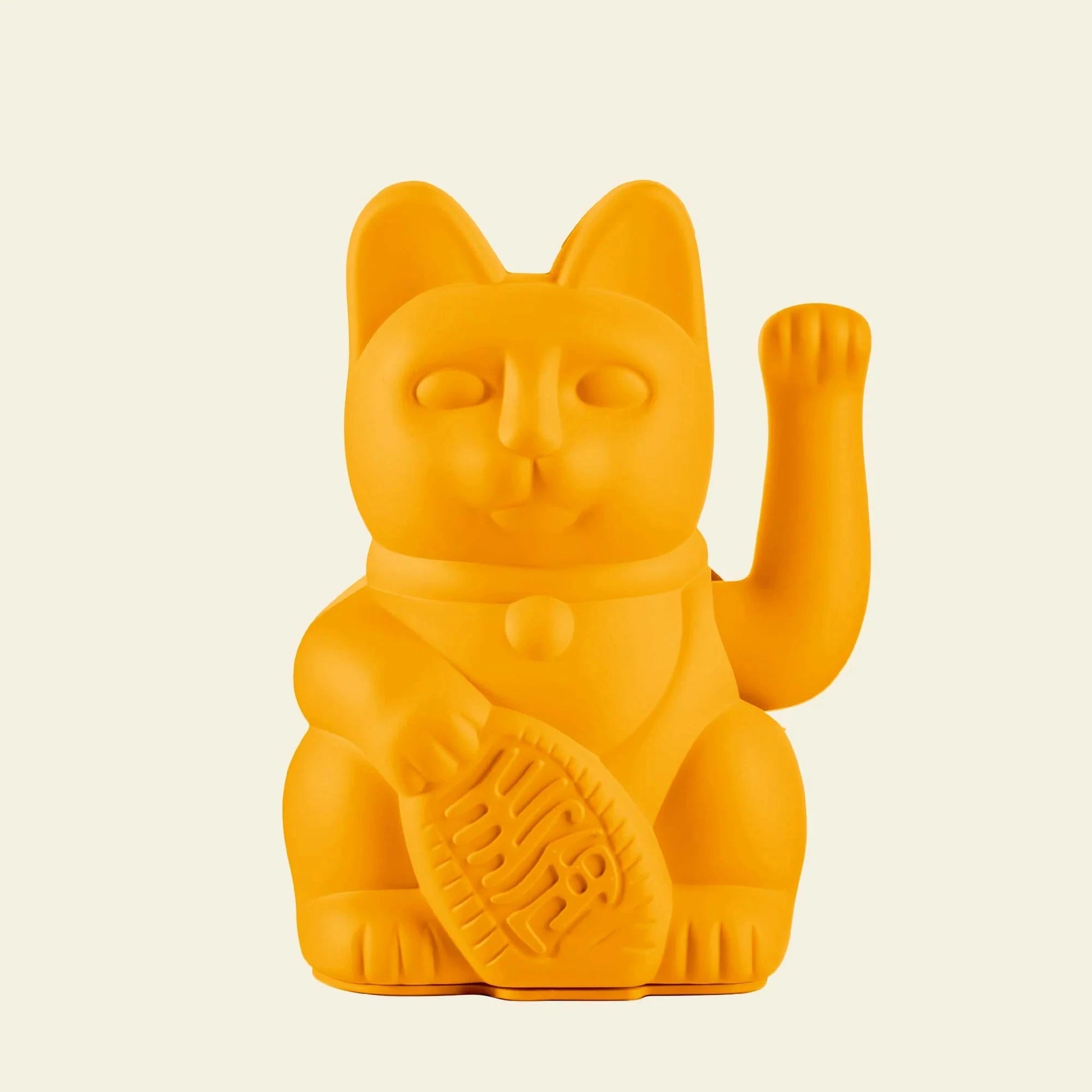 Lucky Cat Maneki Neko Deep yellow - Joie Boutique Donkey 