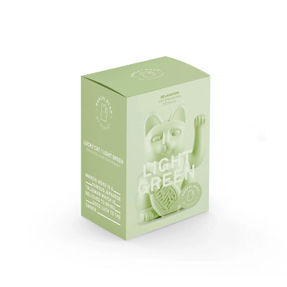 Lucky Cat Maneki Neko Vert clair - Relaxation Boutique Donkey 