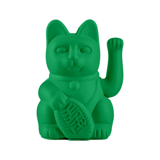 Lucky Cat Maneki Neko Vert vif - Intensité Boutique Donkey 