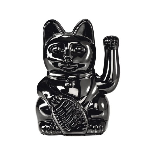Maneki Neko shiny Black Basira - Donkey Boutique Donkey 