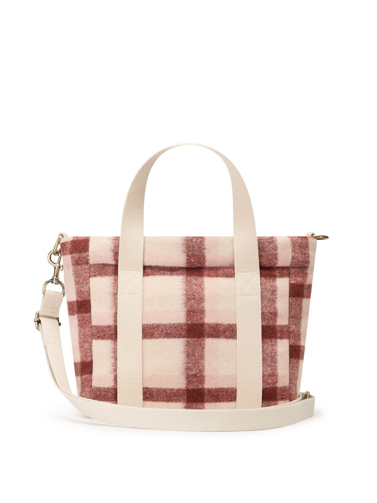 Mini cabas Louise tartan rose Boutique Hindbag 