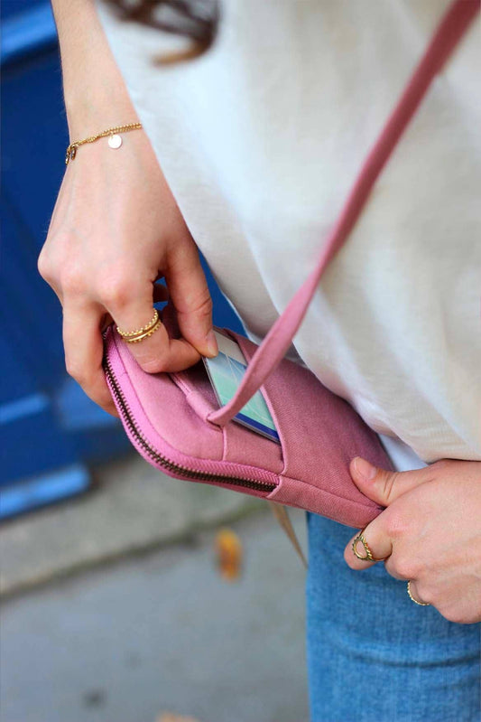 Pochette téléphone Bill blush - Hindbag - vue 2