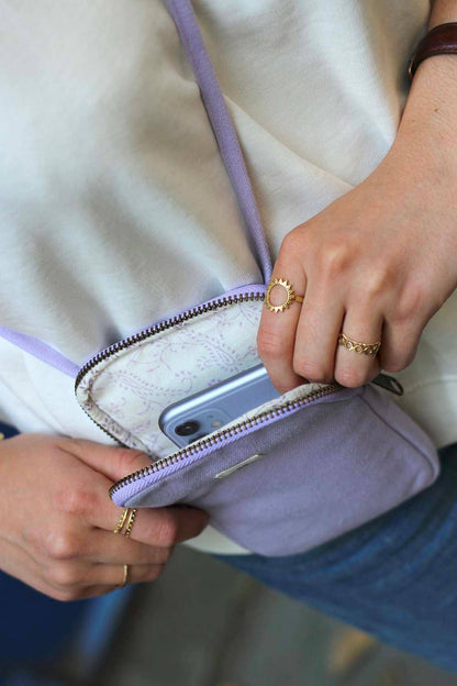 Pochette téléphone Bill lilas - Hindbag - vue 3