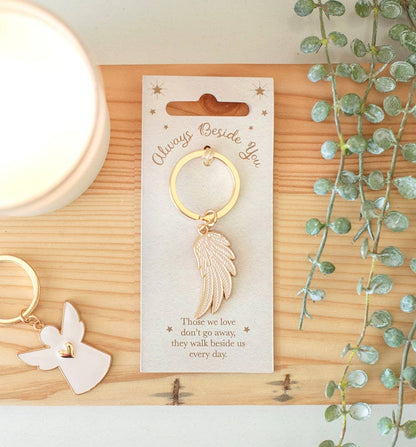 Porte-clés aile d'ange personnalisé Boutique Something Different 