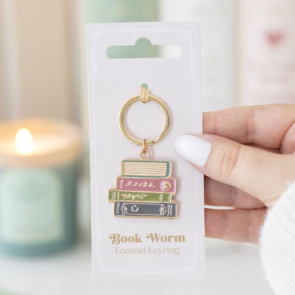 Porte-clés « Book Worm » Boutique Something Different Wholesale 
