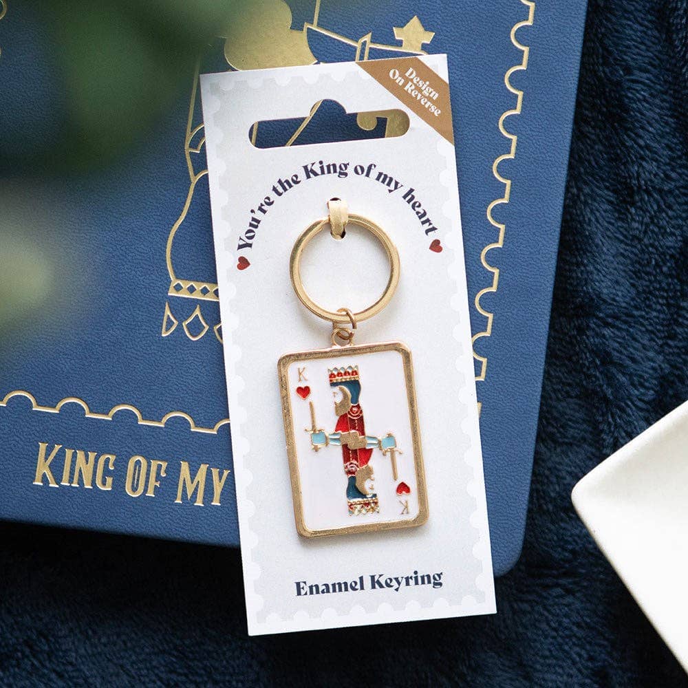 Porte-clés Carte à Jouer Roi de Mon Cœur Boutique Something Different 