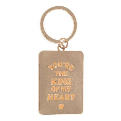Porte-clés Carte à Jouer Roi de Mon Cœur Boutique Something Different 