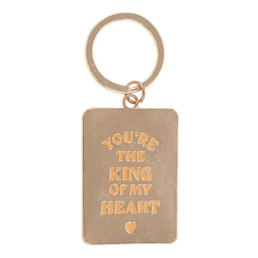 Porte-clés Carte à Jouer Roi de Mon Cœur Boutique Something Different 