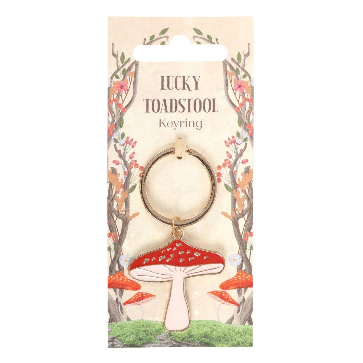 Porte-clés champignon porte-bonheur Boutique Something Different 
