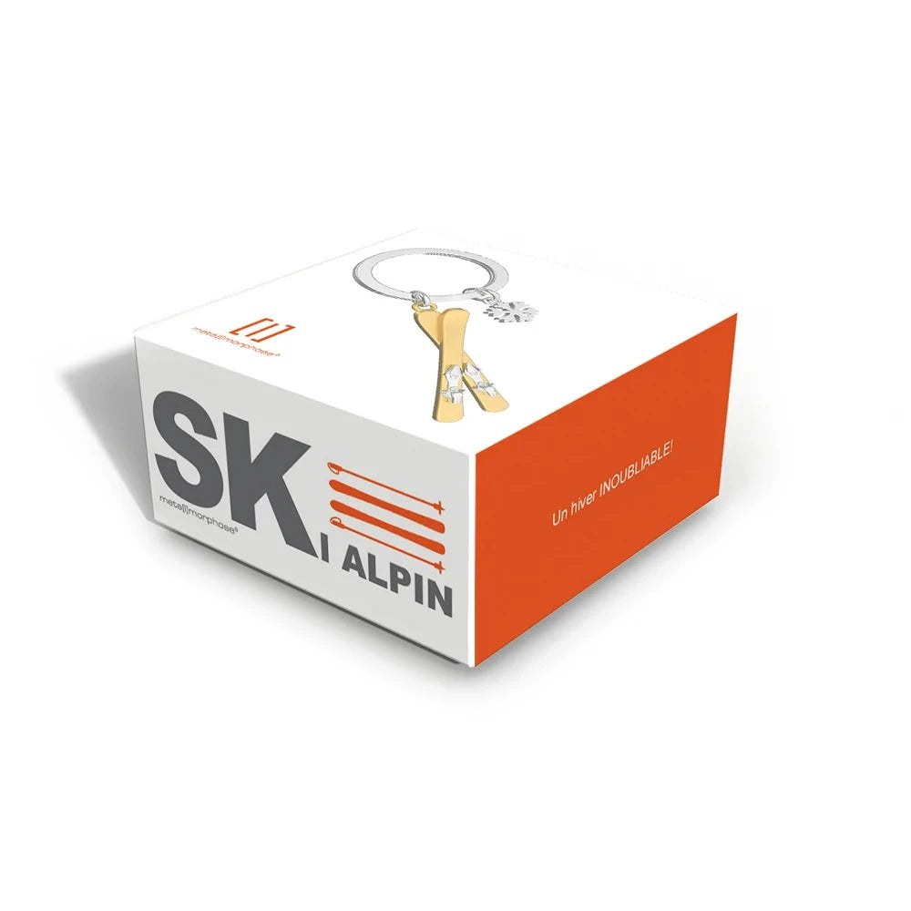 Porte-clés Ski Metalmorphose Boutique Metalmorphose 