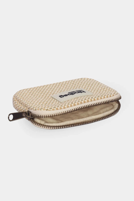 Porte-monnaie Lili tressage nude - Hindbag