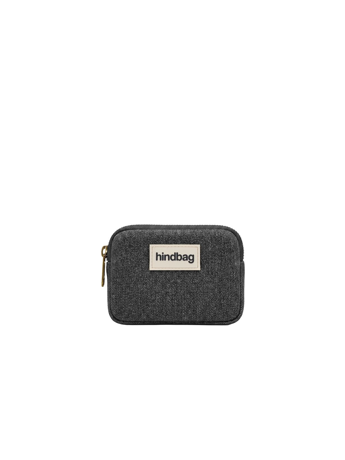 Porte-monnaie Lili denim gris foncé - Hindbag - vue 1