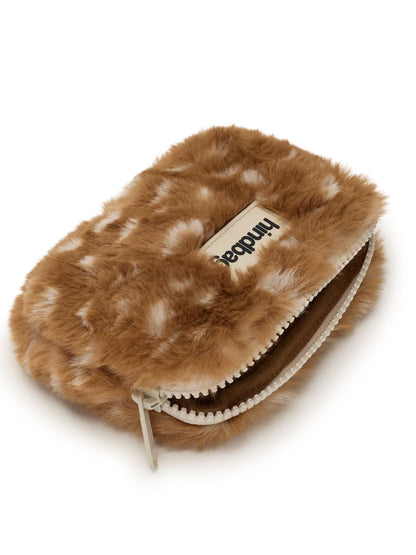 Porte-monnaie Lili fausse fourrure faon - Hindbag - vue 3