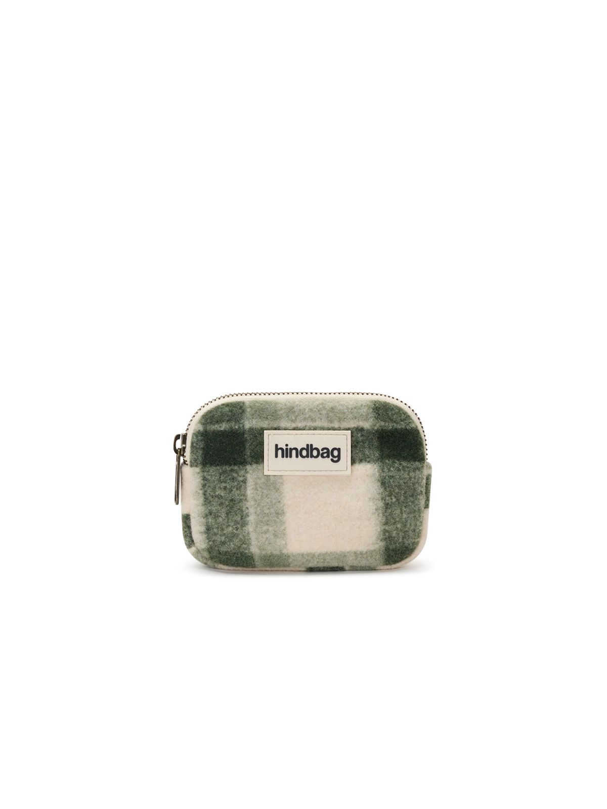Porte monnaie Lili tartan vert Boutique Hindbag 