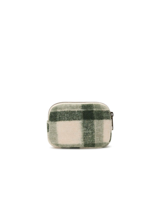 Porte monnaie Lili tartan vert Boutique Hindbag 
