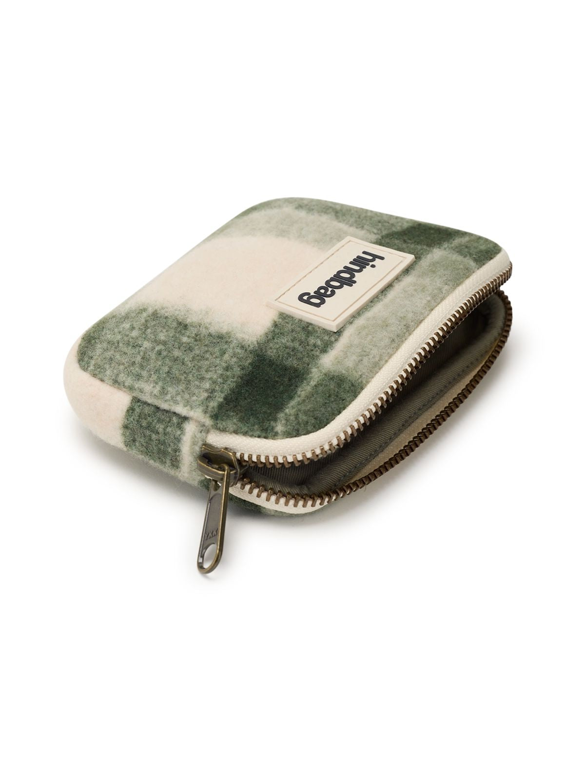 Porte monnaie Lili tartan vert Boutique Hindbag 