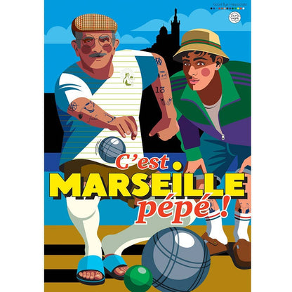 Puzzle 1000 Pièces - C'est Marseille Pépé ! Marie-Chantal 