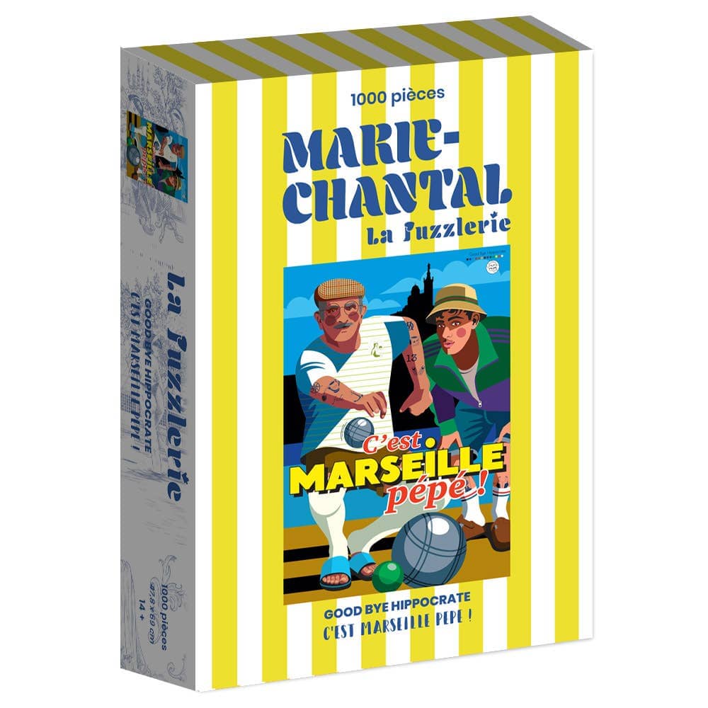 Puzzle 1000 Pièces - C'est Marseille Pépé ! Marie-Chantal 