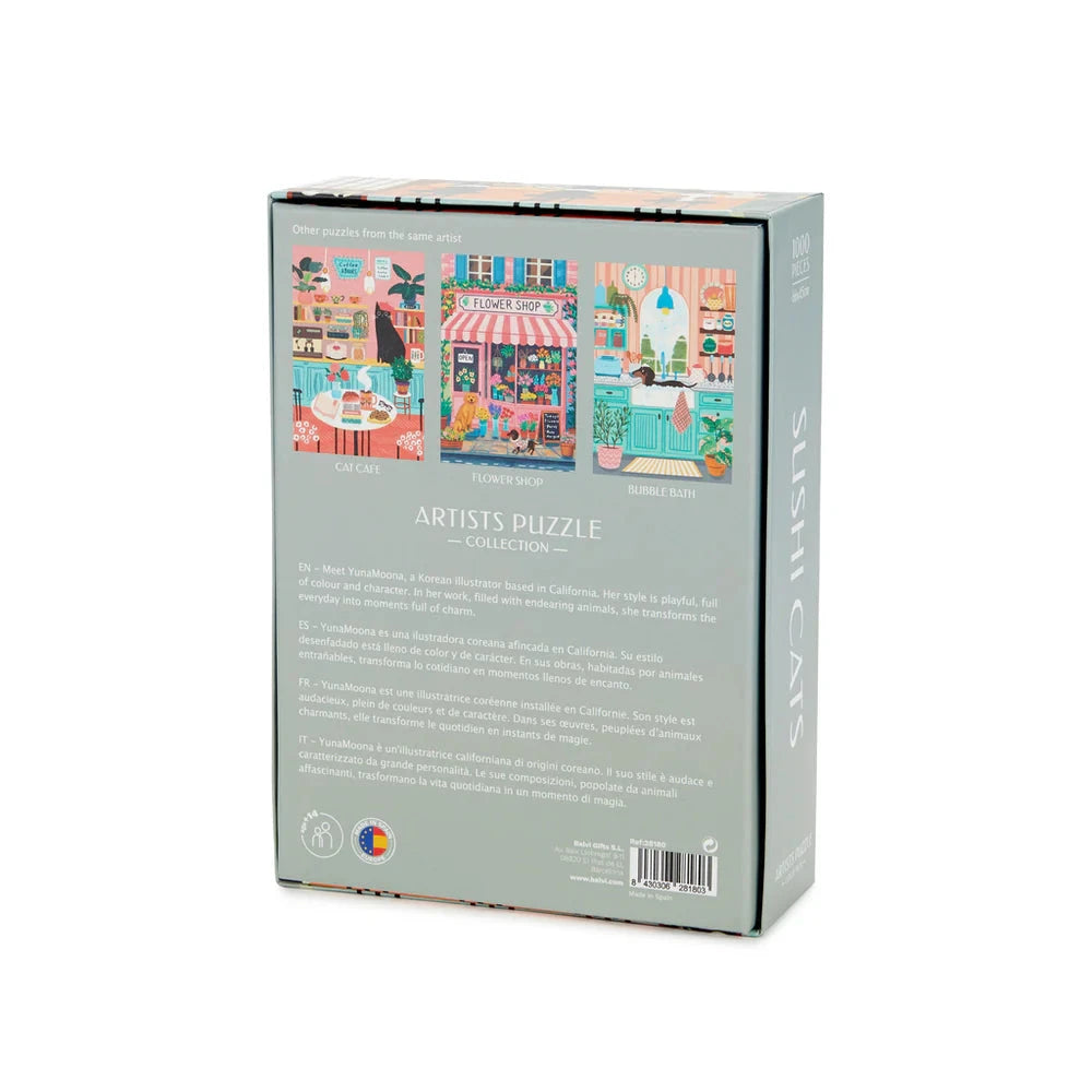 Puzzle 1000 pièces – Illustration poétique d’animaux Boutique Balvi 