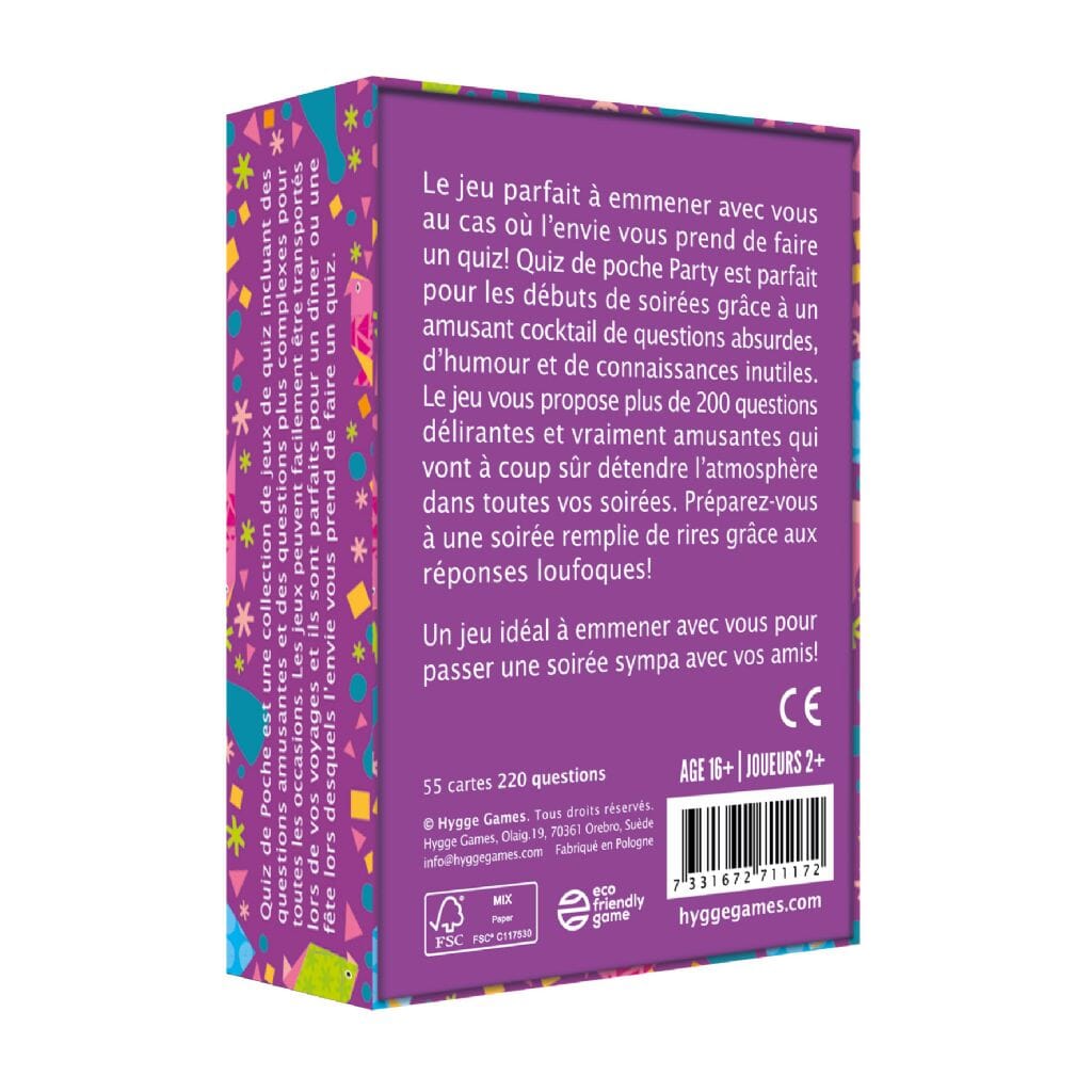 Quiz de poche – Party – Hygge Games Jeu Festif Boutique Hygge Games 