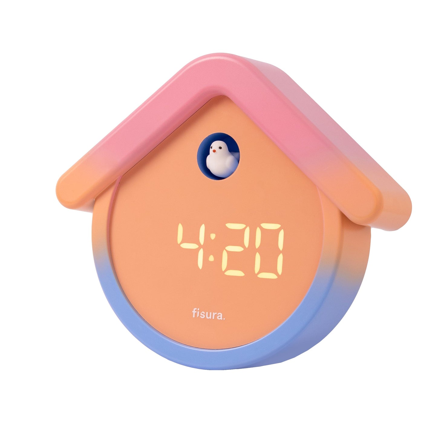 Réveil coucou digital Boutique Fisura Arc-en-ciel 