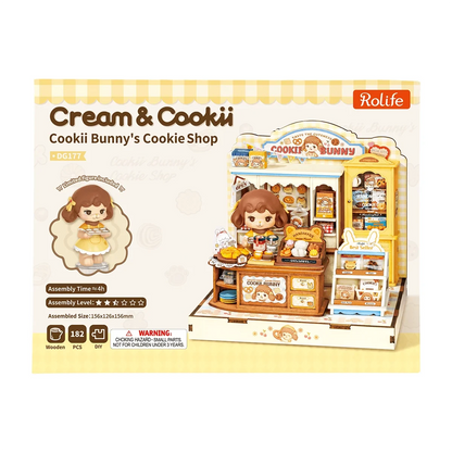 Rolife Cookii Bunny’s Cookie Shop DG177 – Maison miniature DIY Boutique Rolife Robotime 