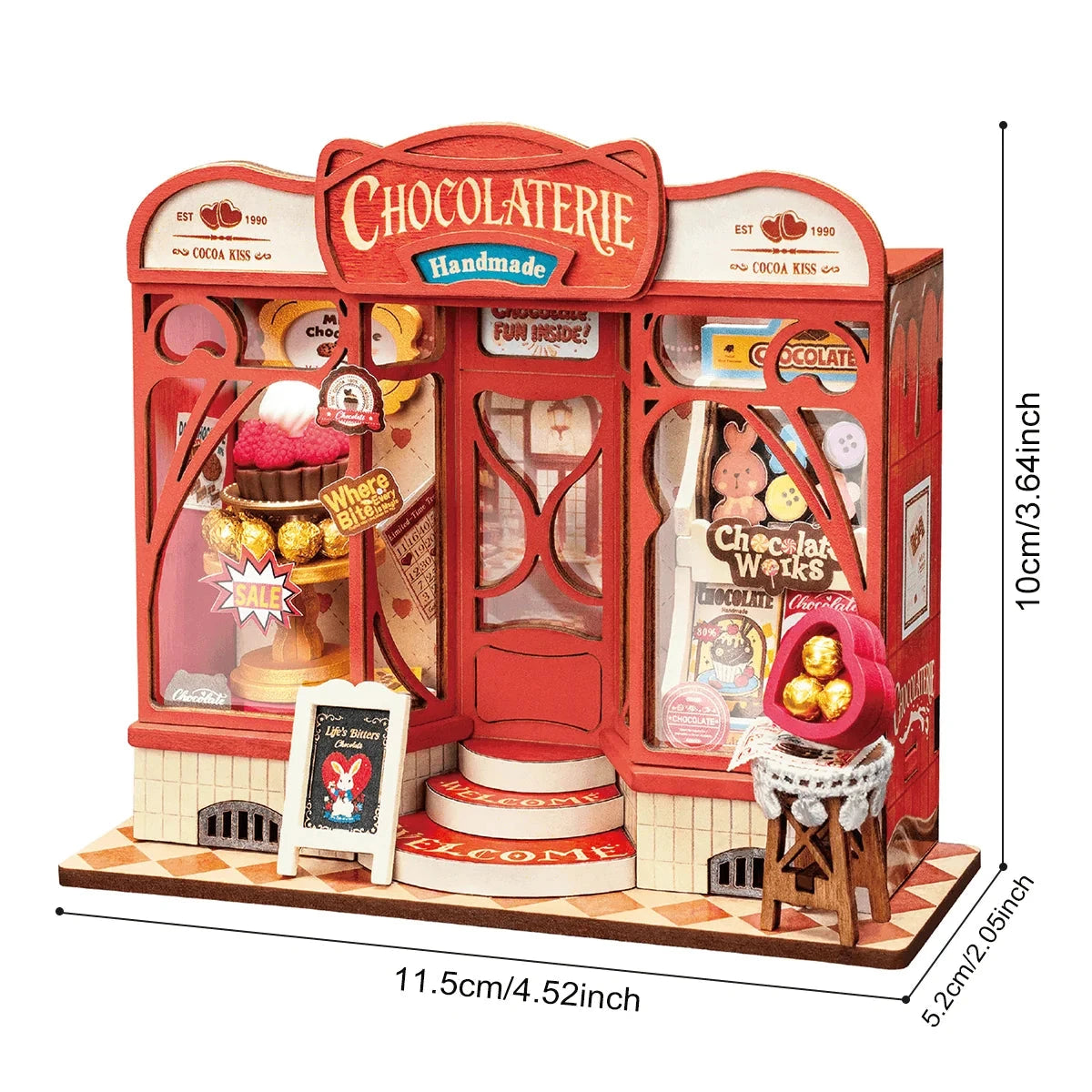 Rolife Sweet Chocolate Shop DS046 – Maquette miniature DIY Boutique Rolife Robotime 