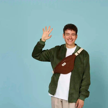 Sac banane Olivia chocolat matelassé - Hindbag Boutique Hindbag 