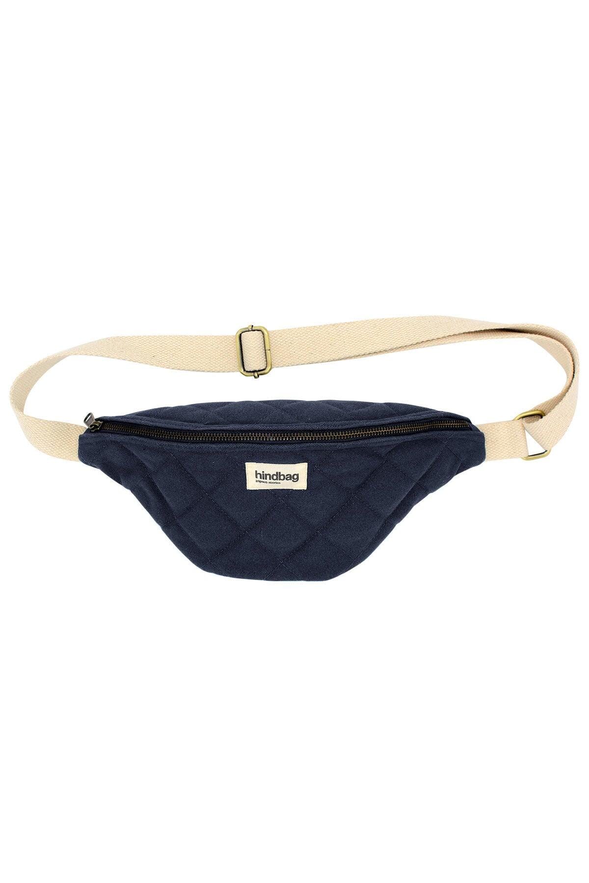 Sac banane Olivia navy matelassé Boutique Hindbag 
