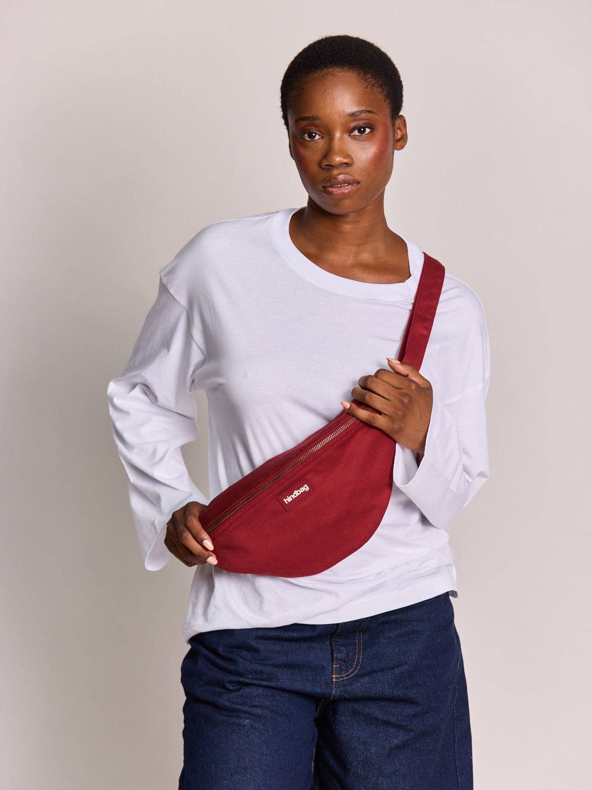 Sac banane Sasha bordeaux Boutique Hindbag 