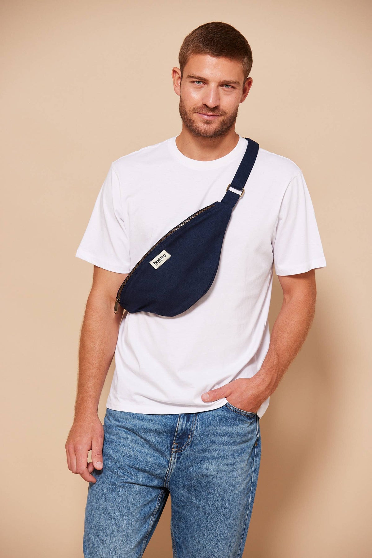 Sac banane Sasha - Hindbag Navy Boutique Hindbag 