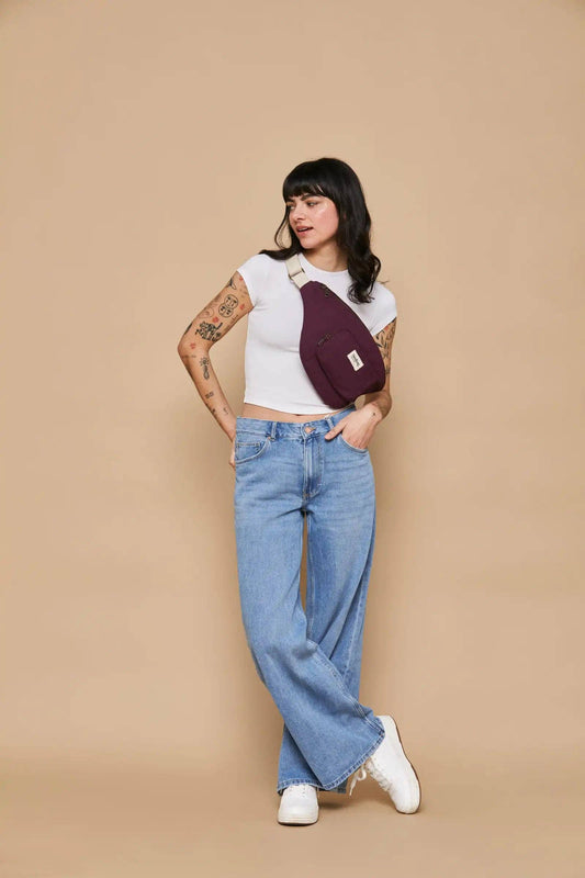 Sac Banane Sofia Prune Hindbag Boutique Hindbag 