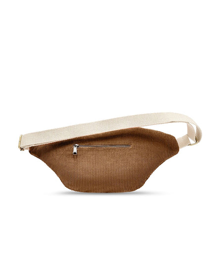 Sac banane sofia velours macchiato Boutique Hindbag 