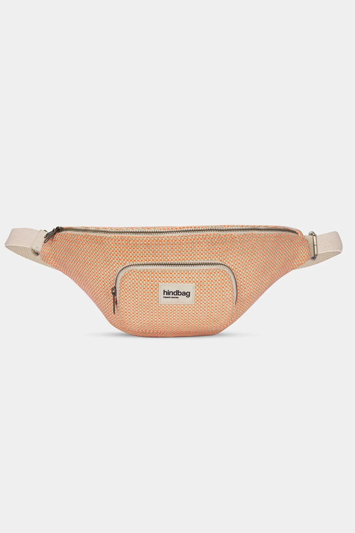 Sac banane XL Sofia - Hindbag Boutique Missa Arles Tissage corail 