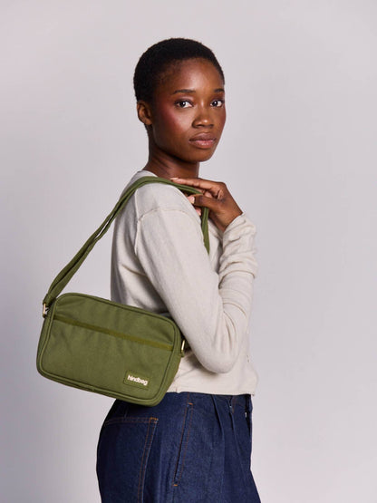 Sac bandoulière Nino coton Olive - Hindbag Boutique Hindbag 