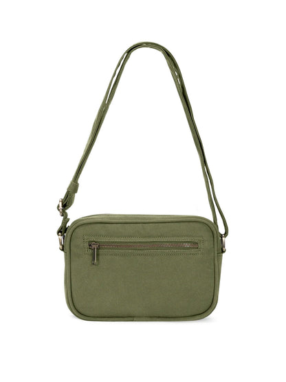 Sac bandoulière Nino coton Olive - Hindbag Boutique Hindbag 