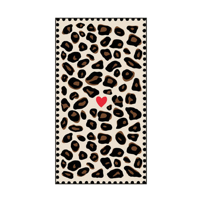 Serviette papier rectangle léopard x15 Boutique Opjet Paris 