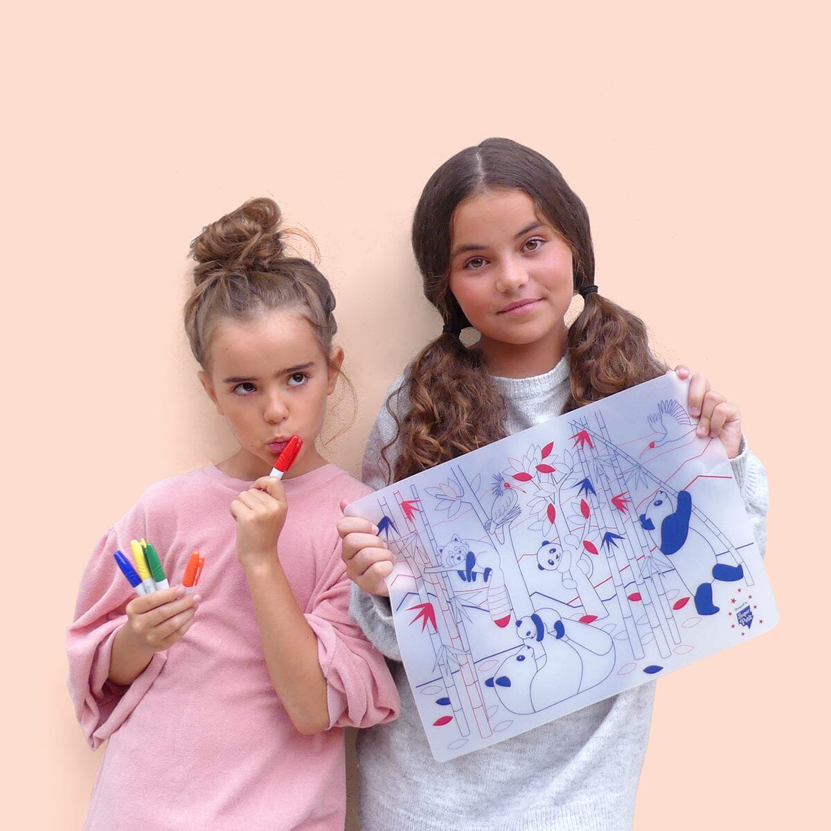 Set de table à colorier Panda – SuperPetit Boutique Super Petit 