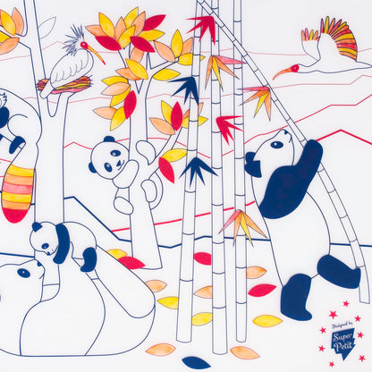 Set de table à colorier Panda – SuperPetit Boutique Super Petit 