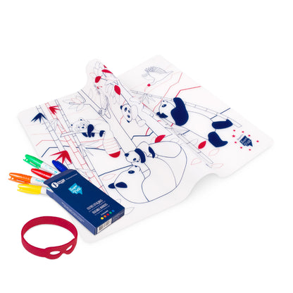 Set de table à colorier Panda – SuperPetit Boutique Super Petit 