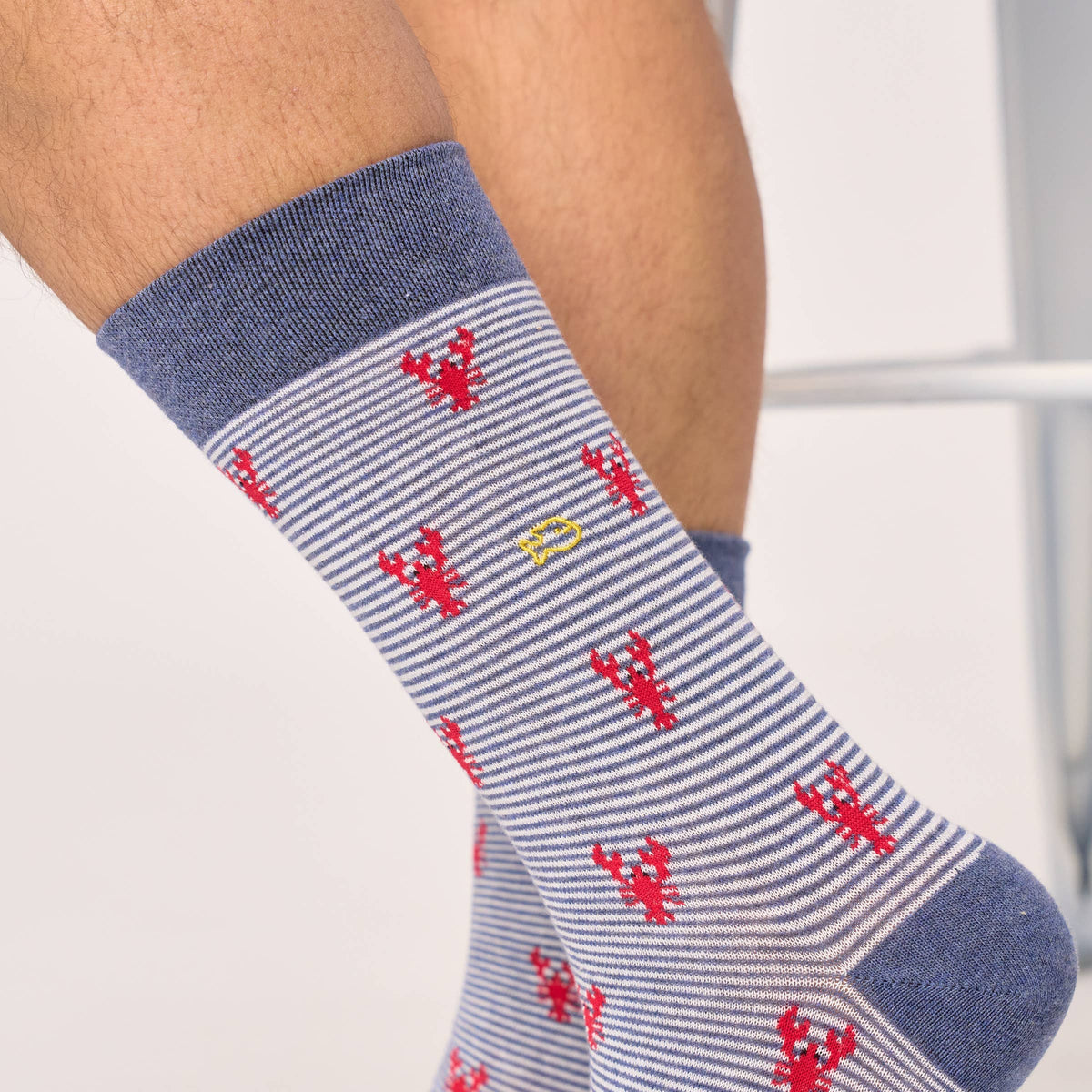 Socks in combed cotton Animals - Lobster Boutique Billybelt 