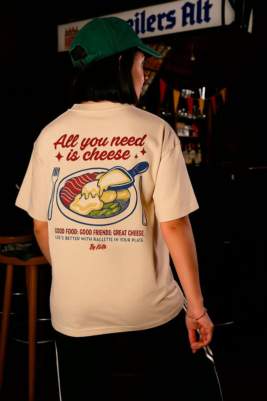 T-Shirt KULTE – All you need is Cheese - Off white Boutique Kulte 