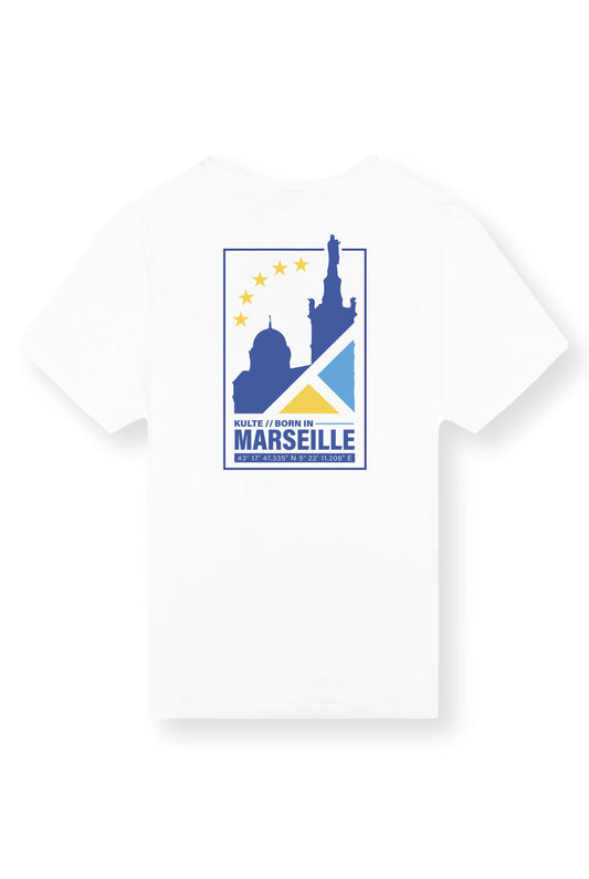 T-shirt Kulte Born in Marseille Boutique Boutique Missa Arles 